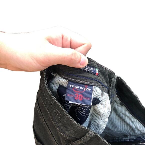 Rare Jacob Cohen Designer Jeans Size 30 Green - Picture 5 of 8